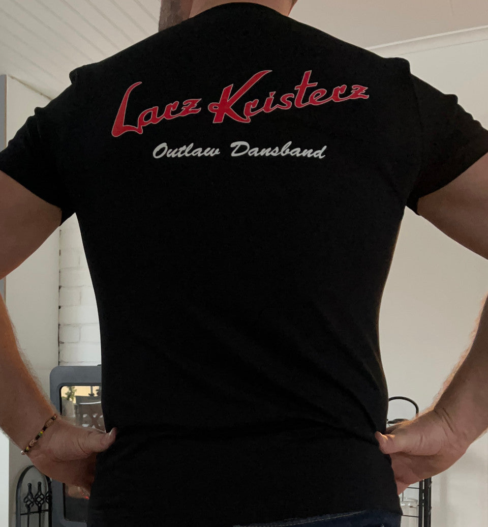T-shirt med Larz Kristerz låtar